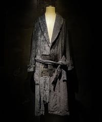 Different fabric vintage gown coat