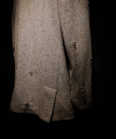 Vintage damage tweed tailored jacket
