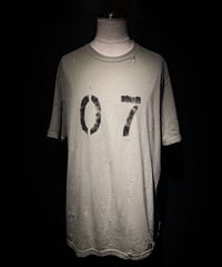 Seven years Anniv. numbering Tee (OLD GRAY)