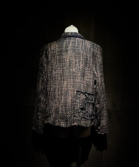 French Reconstructed Tweed Work Jacket