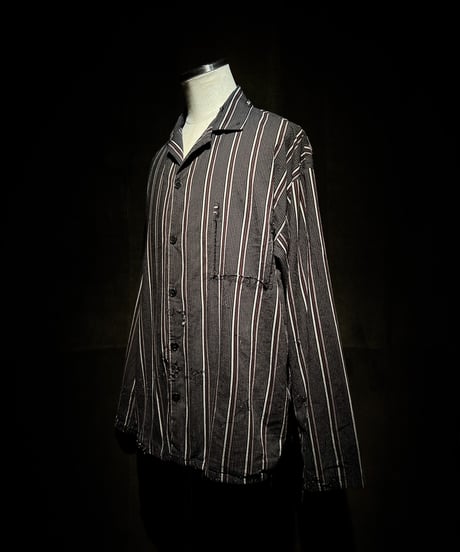 1950-60's French Vintage Striped Work Shirt