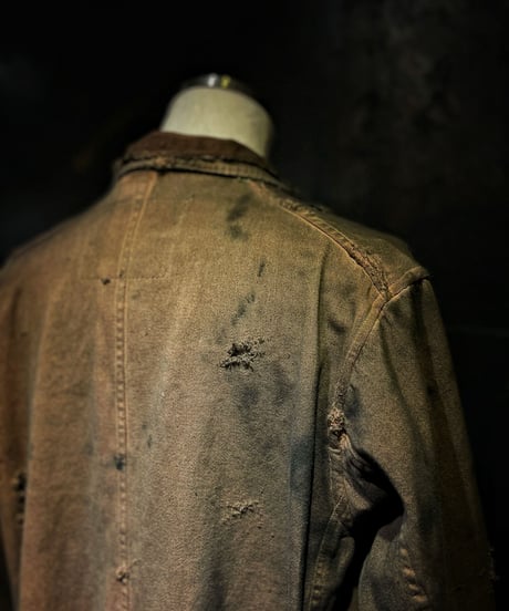 Vintage damage dye short coat
