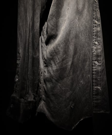 [Dye] Vintage damage dress shirt
