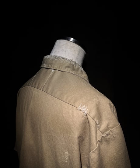 Hand-Painted Vintage damage Work Shirt