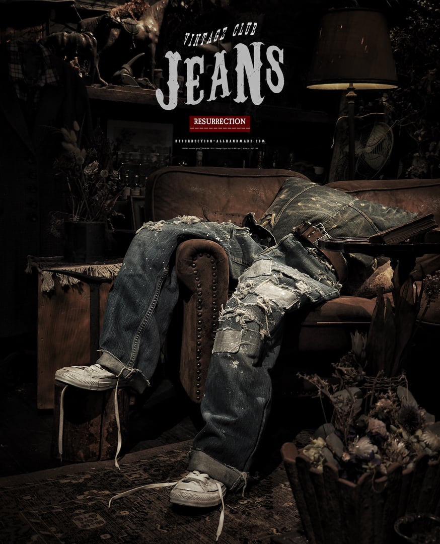 NEW] jeans | RESURRECTION -all handmade in JA
