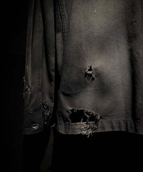 Vintage damage & dye coverall jacket