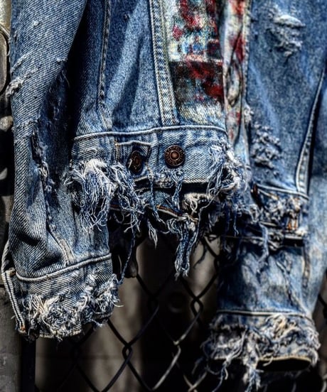 Graffiti Art Denim Jacket "Artist"