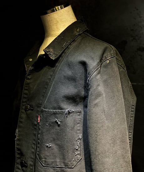 Vintage denim coverall jacket