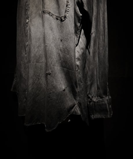 [Dye] Vintage damage dress shirt