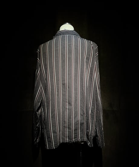 1950-60's French Vintage Striped Work Shirt