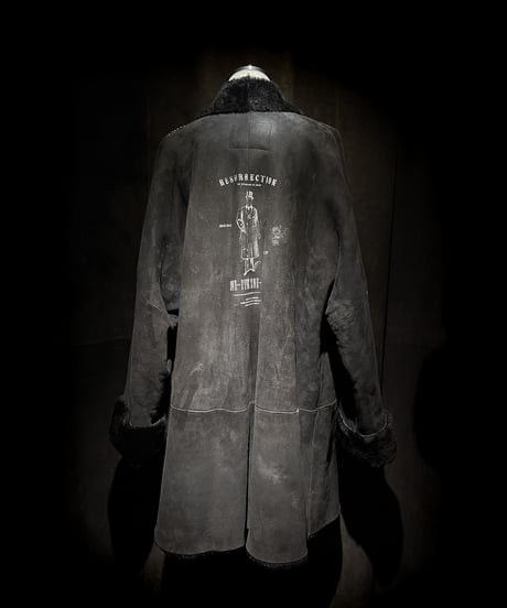Vintage Shearling  Custom Mouton Leather Coat