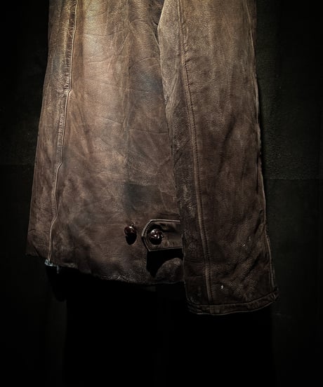 Rust Relic Reconstructed Vintage Leather Work Jacket