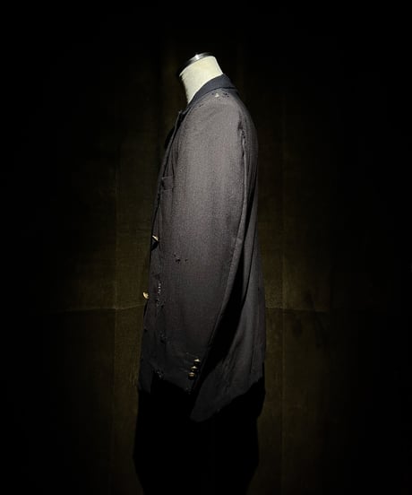 Vintage damage Navy blazer jacket