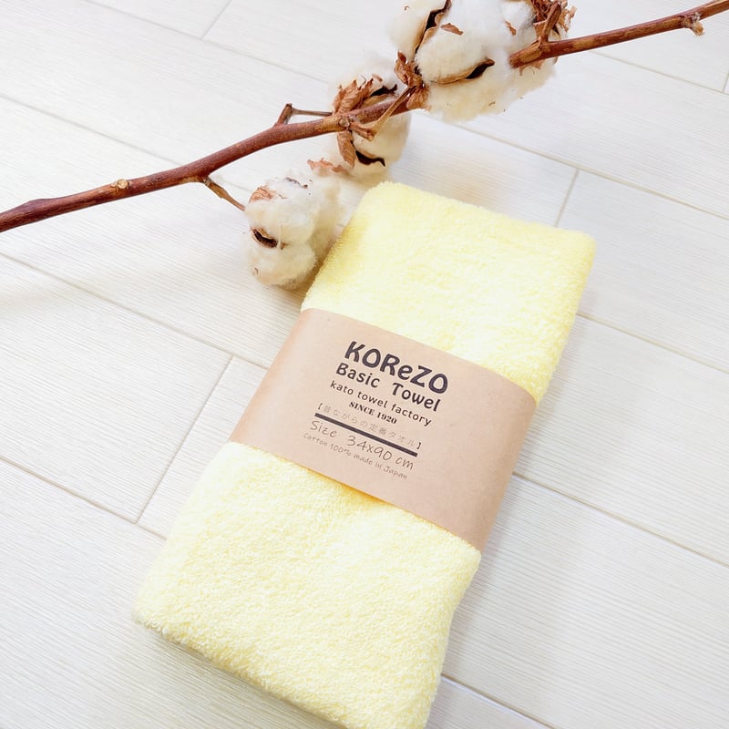 KOReZO TOWeL 【 BASIC 】フェイスタオル パステル | kato