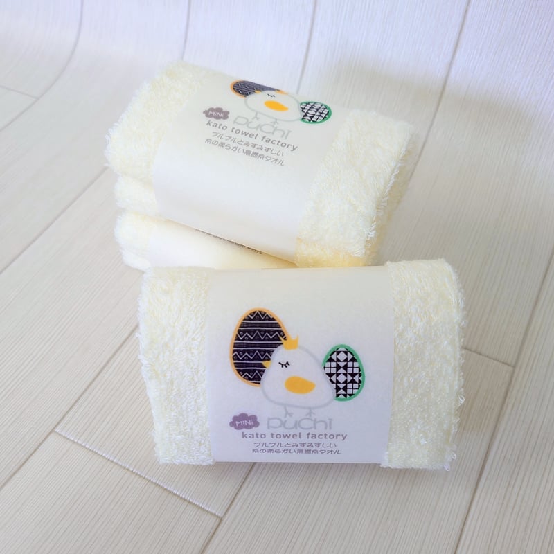 ひよこのぷち 【ミニフェイスタオル】 | kato towel factory (加