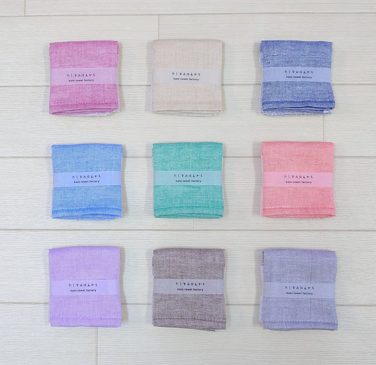 たしなみはんかち | kato towel factory (加藤タオル)