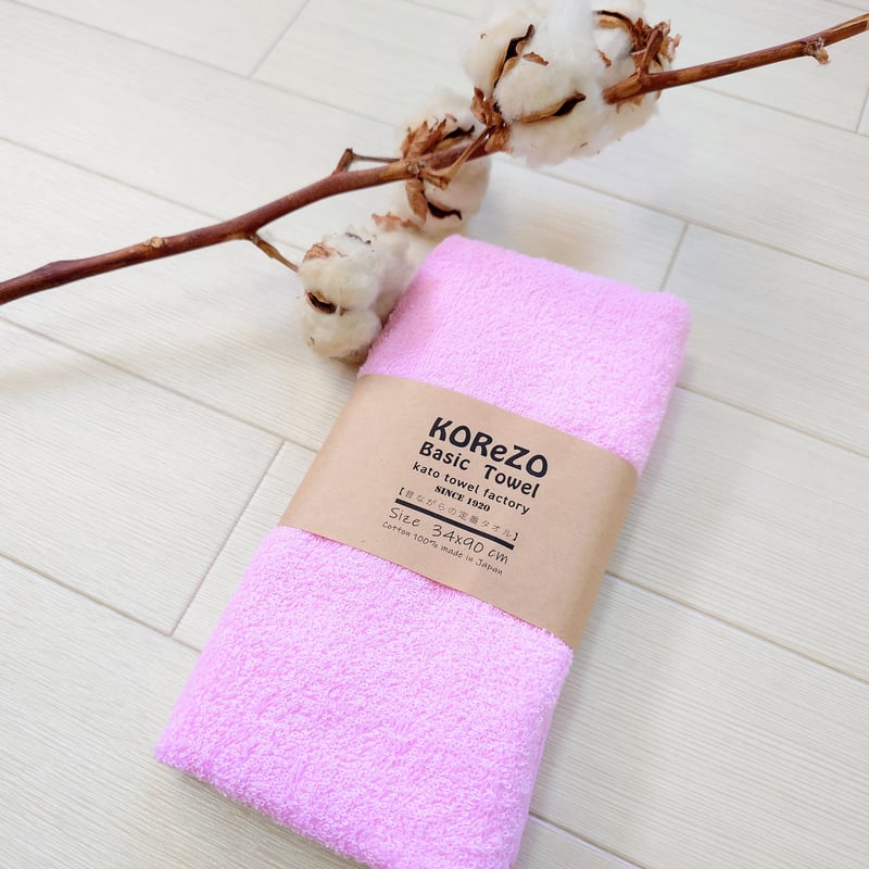 KOReZO TOWeL 【 BASIC 】フェイスタオル パステル | kato