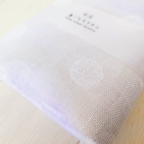 水玉　　　　　　　　　　【着こなすタオル】　　　　ガーゼストール