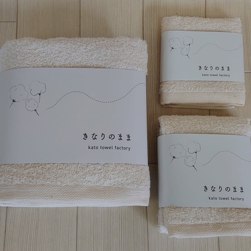 きなりのまま 【ハンドタオル】 | kato towel factory (加藤タオル)