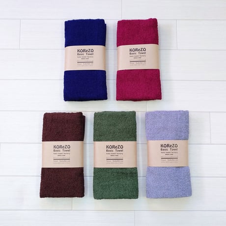 KOReZO TOWeL　　　　　　【 BASIC 】フェイスタオル　シック