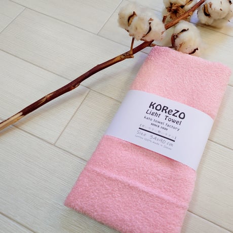 KOReZO TOWeL　　　　　　【 LIGHT 】フェイスタオル