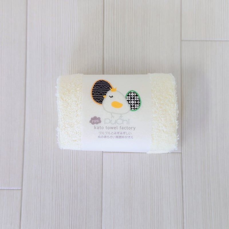 ひよこのぷち 【ミニフェイスタオル】 | kato towel factory (加