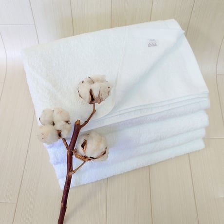 おうちの白ばすたおる　　　【4枚セット】