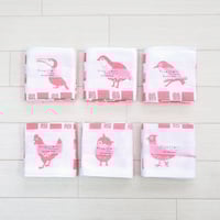 『へん』なてぬぐい　　　『つくり』ました　　　　　　　　【とりへん】