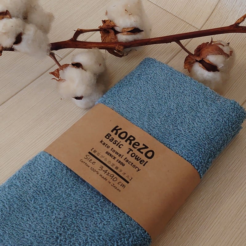 タオル Ke-ko KOReZO TOWeL 【 BASIC】フェイスタオル スモーキー | kato