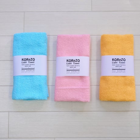 KOReZO TOWeL　　　　　　【 LIGHT 】フェイスタオル
