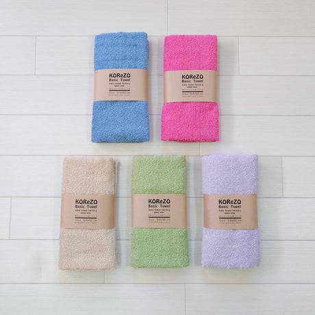 KOReZO TOWeL　　　　　　【 BASIC】フェイスタオル　スモーキー