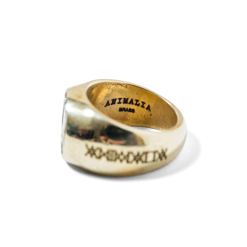 SECRET SOCIETY Ring-BRASS | ANIMALIA