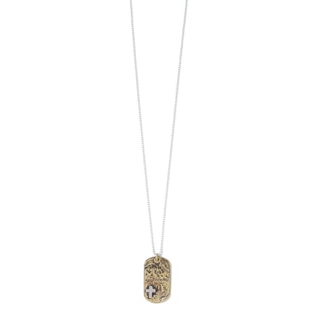 LIFE TAG-BRASS&SILVER925