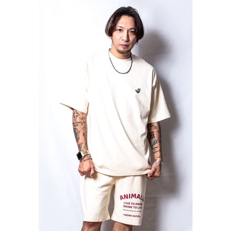 BIG SILHOUETTE HEAVEY OZ. TEE - WORK SUCKS