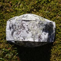 四季柄マスク【木の苔柄】