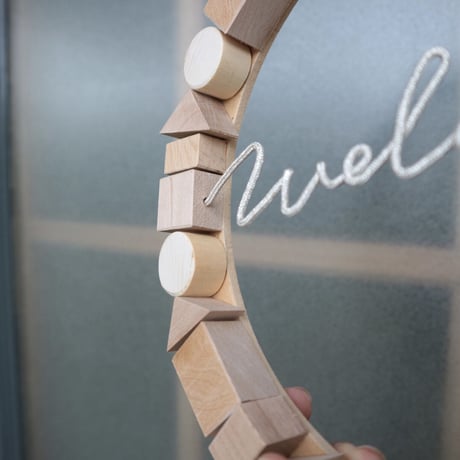 wooden wreath