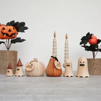 wooden pumpkin