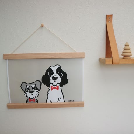 Sketch book & Wood bind holder
