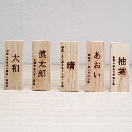 ONAMAE FUDA（鯉のぼり兜・同梱用）
