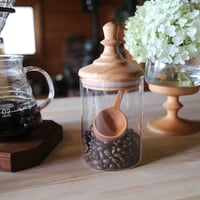 canister［glass×wood］