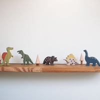 wooden dinosaurs