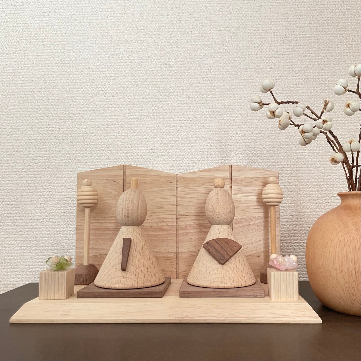 ◾️伝統工芸品　手まり3点　桜　クローバー　ひな祭り　リビング飾り OHINASAMA シンノウカザリ | P.F WORK SHOP