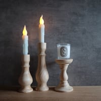 glass candle stand