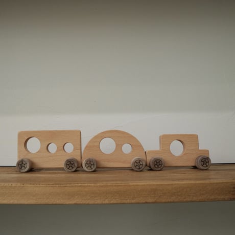 wooden cars (3p set)