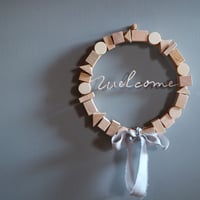 wooden wreath