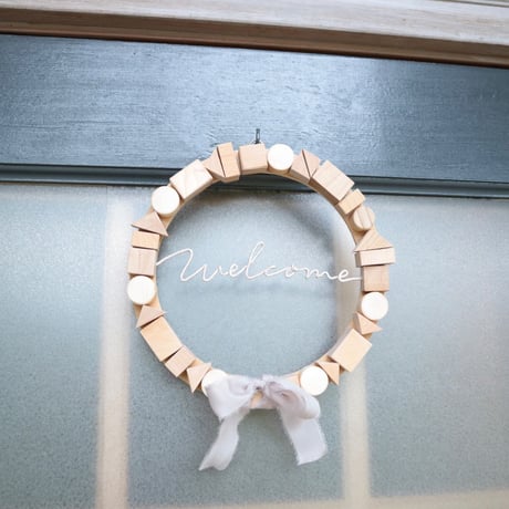 wooden wreath