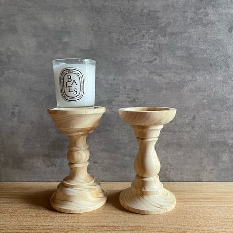 glass candle stand