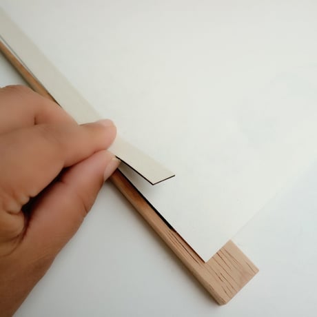 Sketch book & Wood bind holder