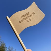anniversary flag  （ネーム入れ）
