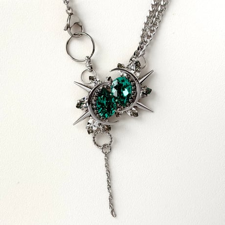 【10/15まで限定販売】 Limited Color Éliane 『Leaf Green』 Necklace
